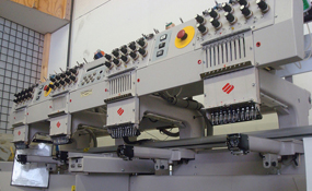 ID#1276 - Melco EMT 10 4T Commercial Embroidery Machine.  Year 1998 : 4 : 10 - www.TheEmbroideryWarehouse.com